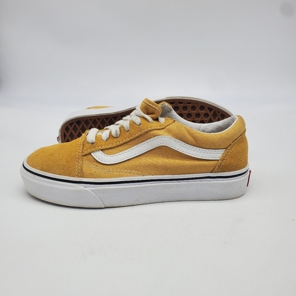 Vans Shoes Men 4.5 Women 6 Off The Wall Unisex Old Skool Classic Skate Yellow - Picture 9 of 12
